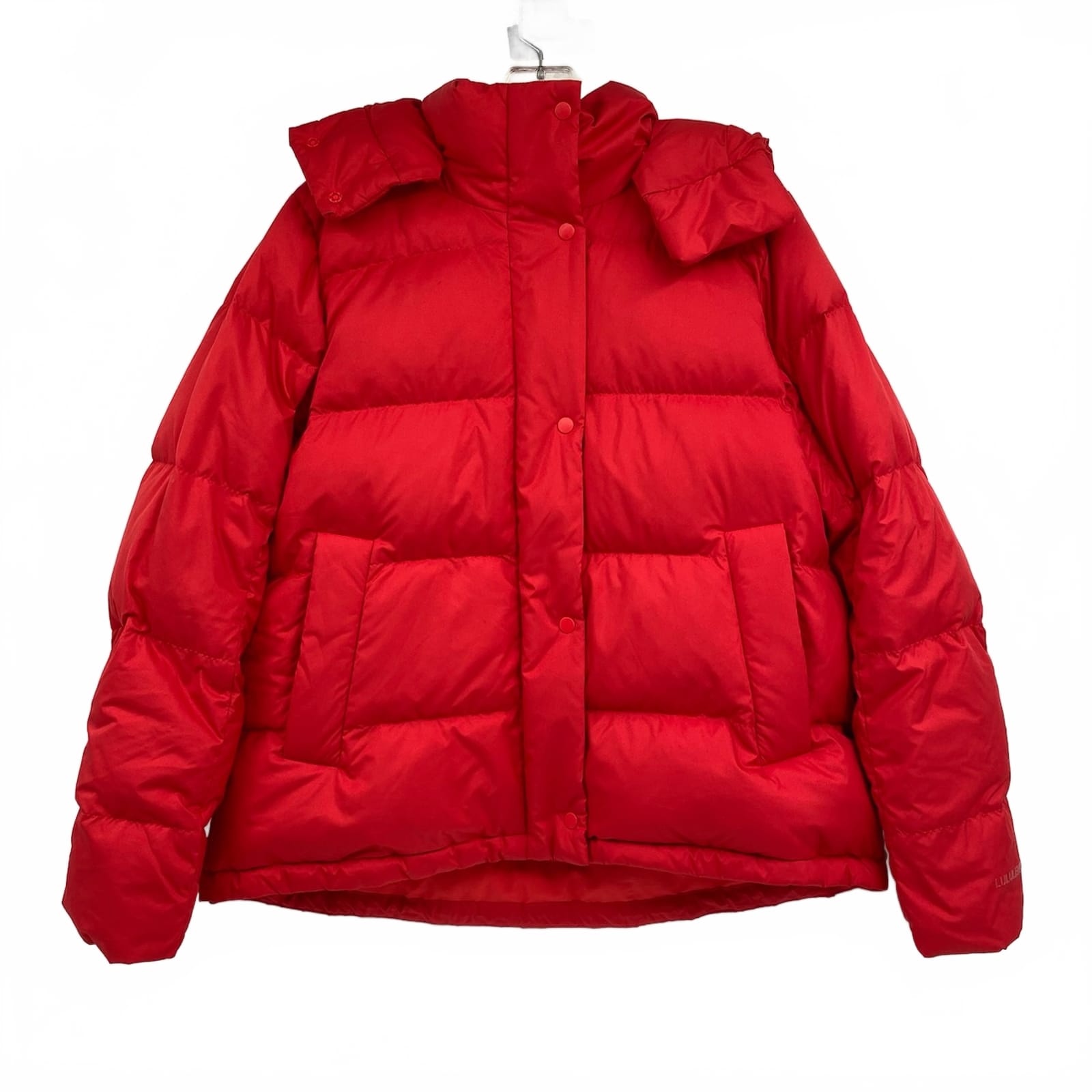 Lululemon Red Down-Filled Puffer Coat | Womenâs Size 8